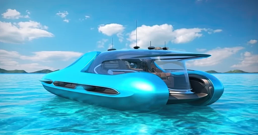 Water taxis image generated by ai