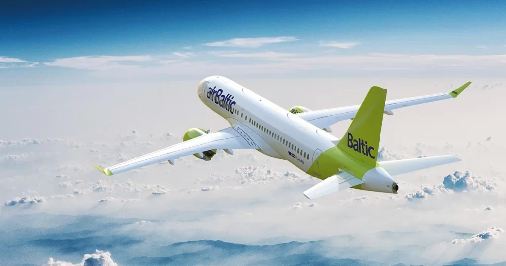 Air Baltic flight