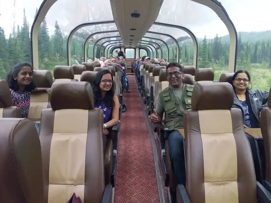 Alaska Dome Train Compartments